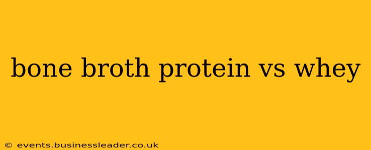 bone broth protein vs whey