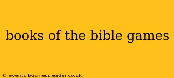 books of the bible games