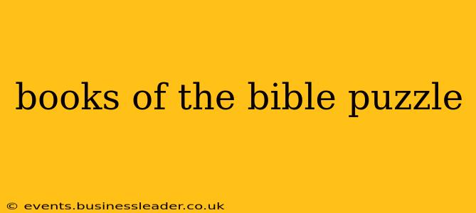 books of the bible puzzle