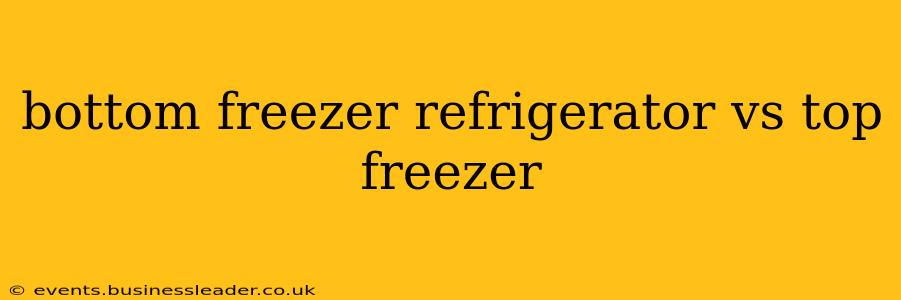 bottom freezer refrigerator vs top freezer