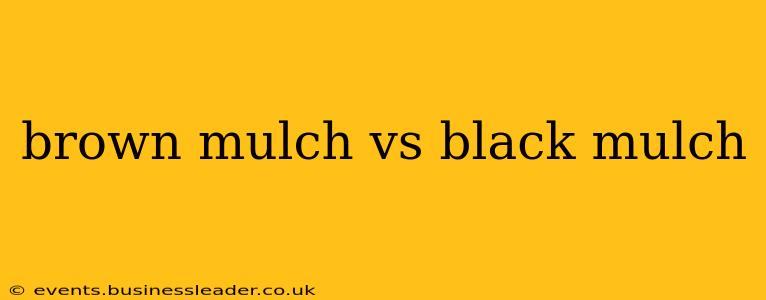 brown mulch vs black mulch