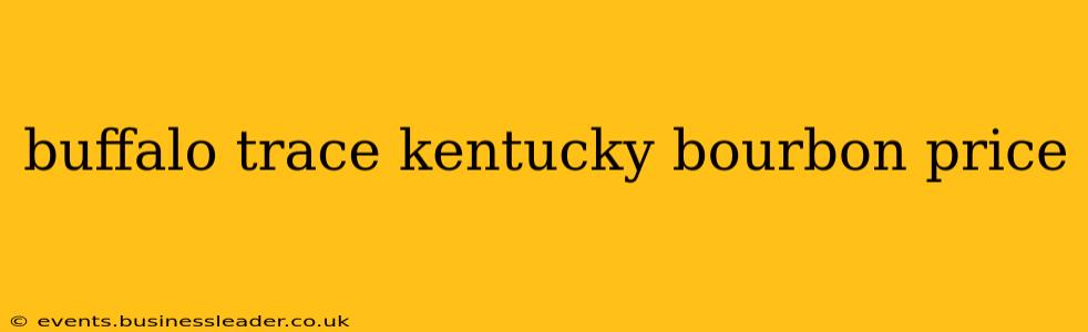buffalo trace kentucky bourbon price