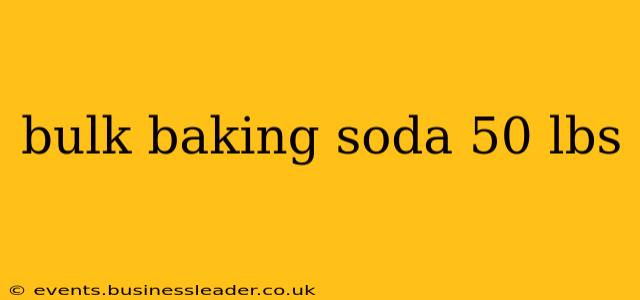 bulk baking soda 50 lbs