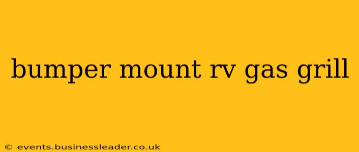 bumper mount rv gas grill