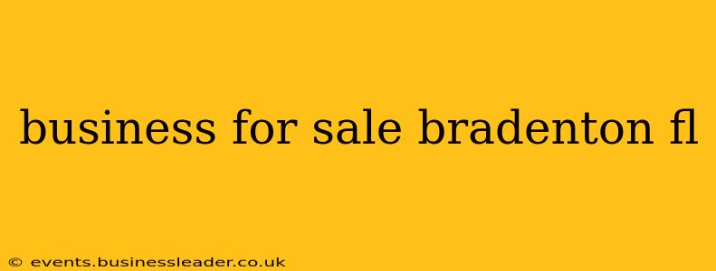 business for sale bradenton fl