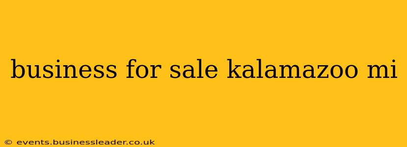 business for sale kalamazoo mi