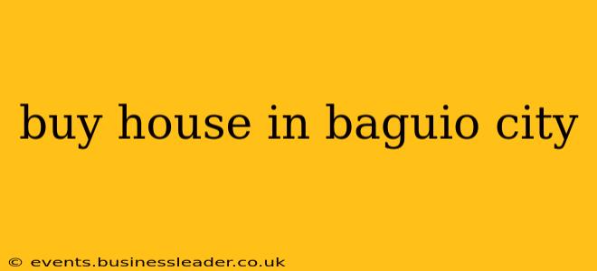 buy house in baguio city
