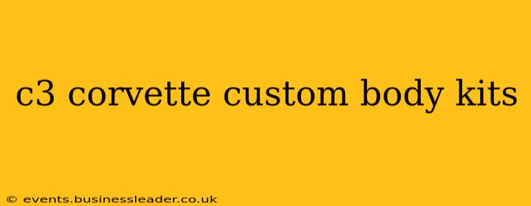 c3 corvette custom body kits
