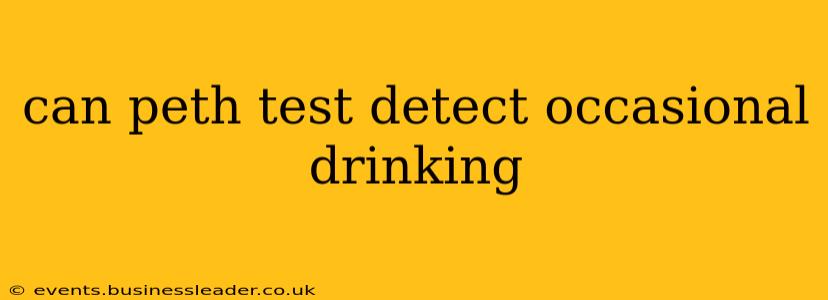 can peth test detect occasional drinking
