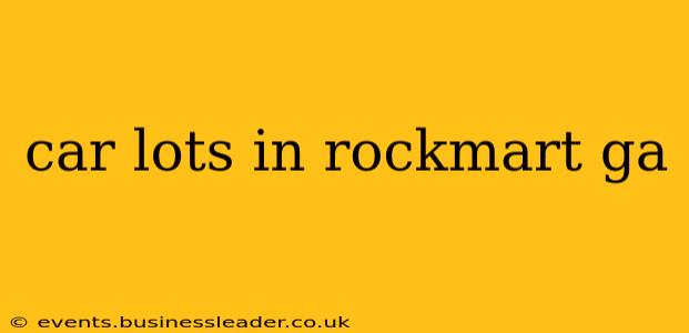 car lots in rockmart ga