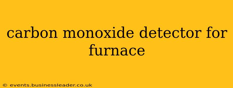 carbon monoxide detector for furnace