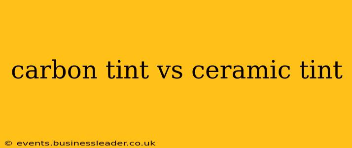 carbon tint vs ceramic tint