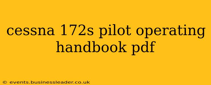 cessna 172s pilot operating handbook pdf
