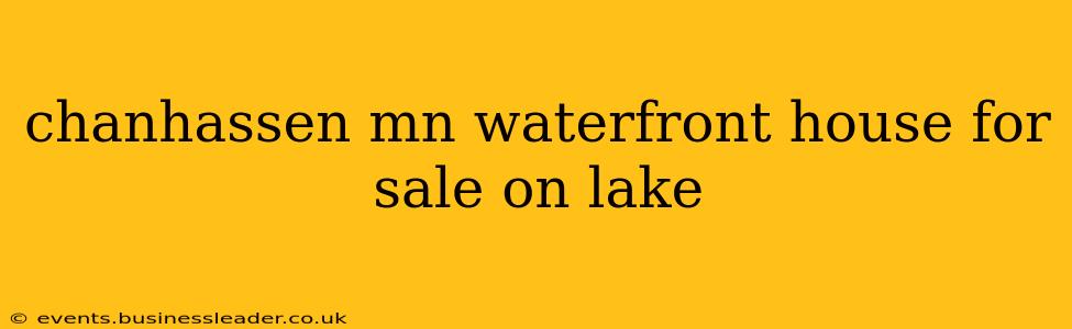 chanhassen mn waterfront house for sale on lake