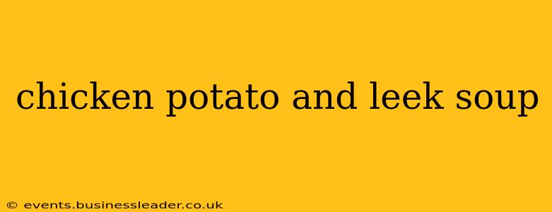 chicken potato and leek soup