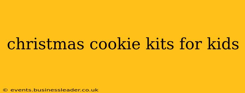 christmas cookie kits for kids