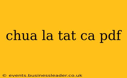 chua la tat ca pdf