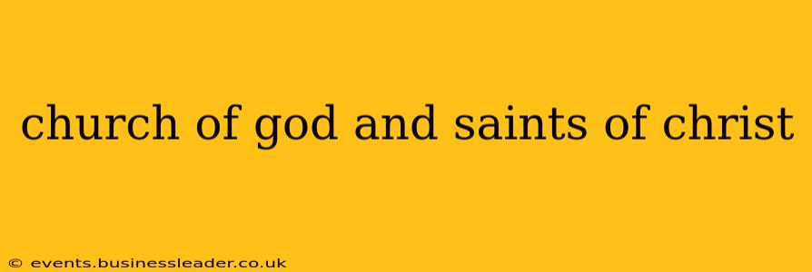 church of god and saints of christ