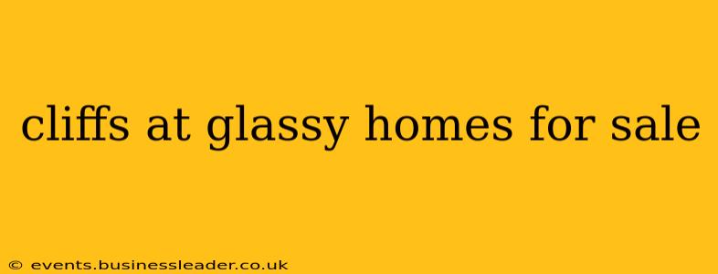 cliffs at glassy homes for sale