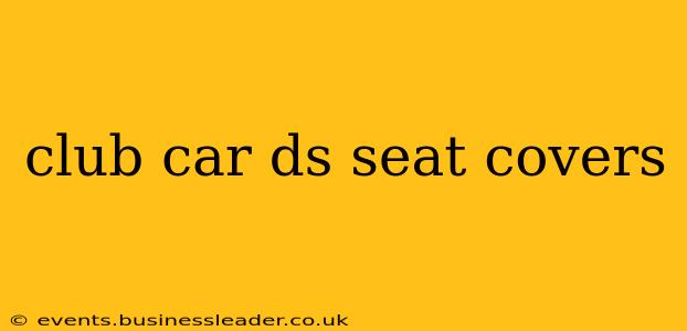 club car ds seat covers
