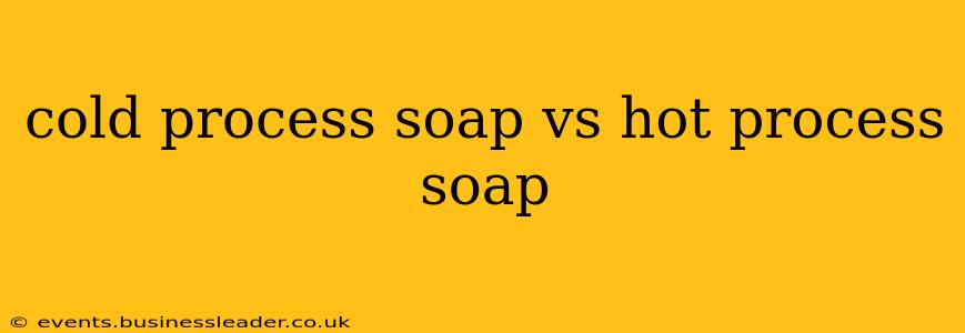 cold process soap vs hot process soap