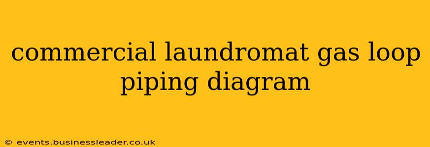 commercial laundromat gas loop piping diagram
