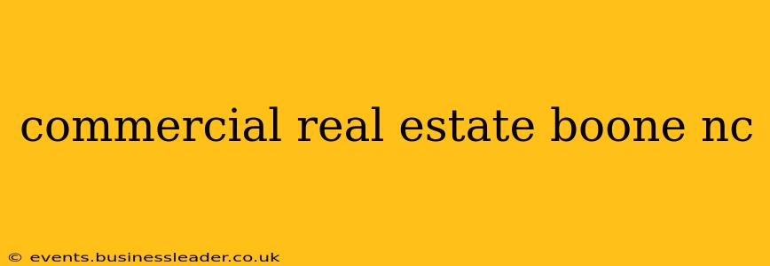 commercial real estate boone nc
