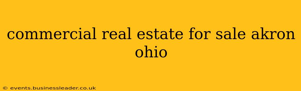 commercial real estate for sale akron ohio