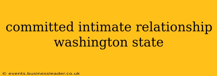 committed intimate relationship washington state
