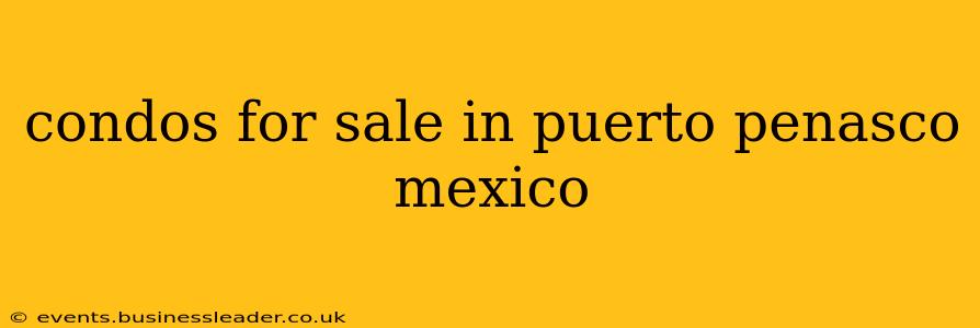 condos for sale in puerto penasco mexico