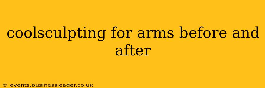 coolsculpting for arms before and after