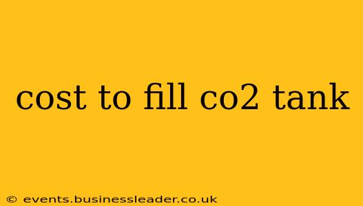 cost to fill co2 tank