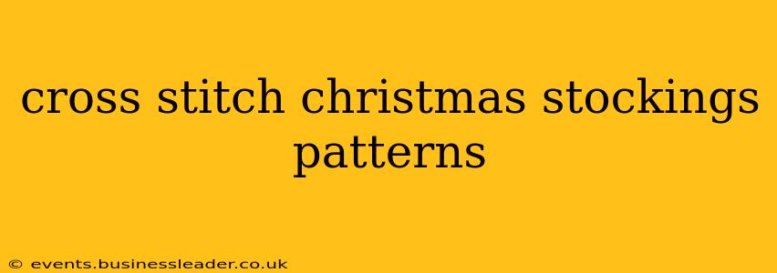 cross stitch christmas stockings patterns