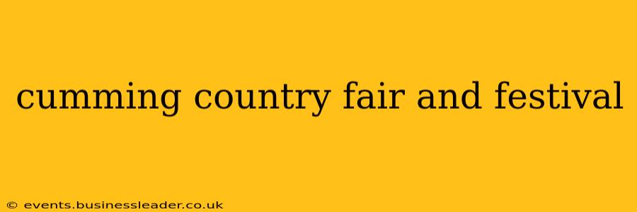 cumming country fair and festival