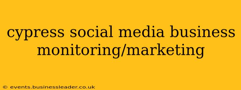 cypress social media business monitoring/marketing