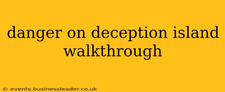 danger on deception island walkthrough