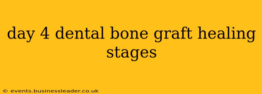 day 4 dental bone graft healing stages