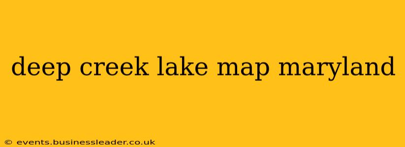deep creek lake map maryland