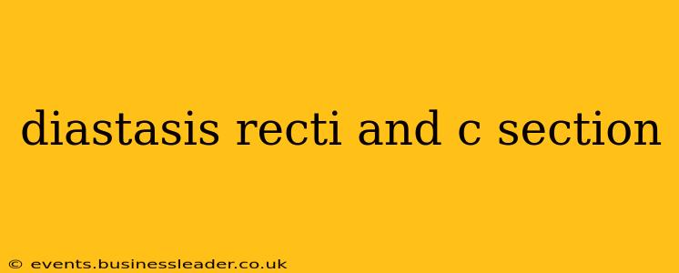 diastasis recti and c section