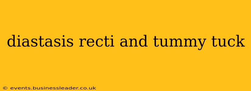 diastasis recti and tummy tuck