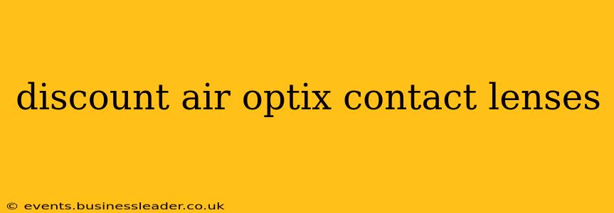 discount air optix contact lenses