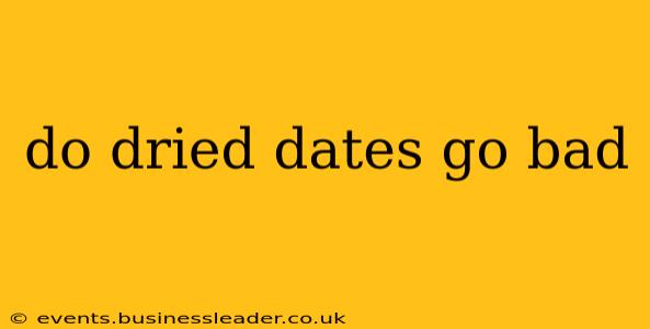 do dried dates go bad