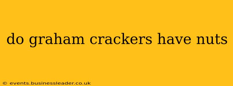 do graham crackers have nuts