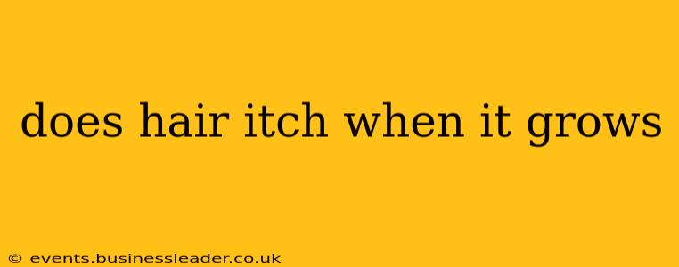 does hair itch when it grows