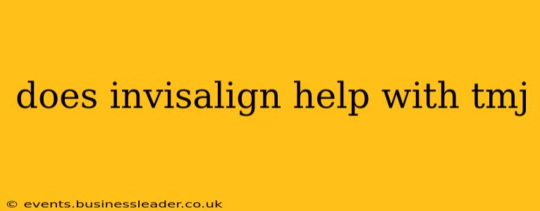 does invisalign help with tmj