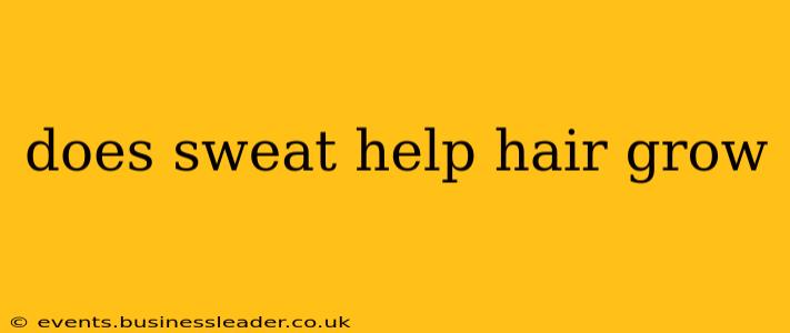 does sweat help hair grow