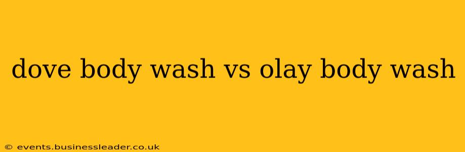 dove body wash vs olay body wash
