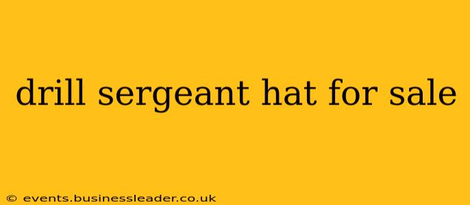 drill sergeant hat for sale