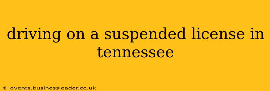 driving on a suspended license in tennessee