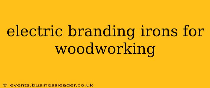 electric branding irons for woodworking